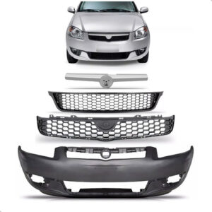 Kit Envolvente Siena 2013 2014 2015 2016 Com Grades Preto