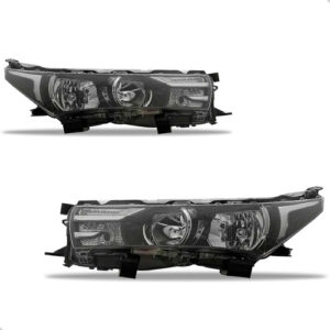 Par Farol Corolla 2014 A 2016 Manual Elétrico Led C/ Xênon