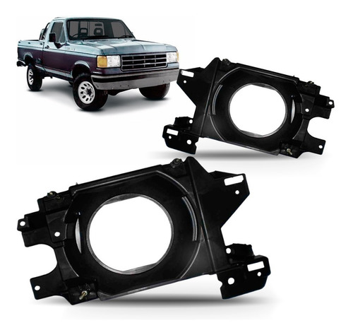 Par Aro Do Farol Suporte Ford F1000 93 94 95 96