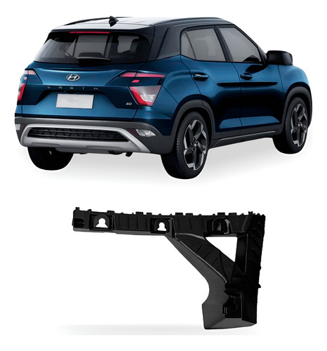 Suporte Guia Creta 2022 A 24 Parachoque Traseiro Direito