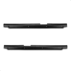 Par Soleira Para Fiat Uno 1988 A 2010 Dianteira 4 Portas - Preto