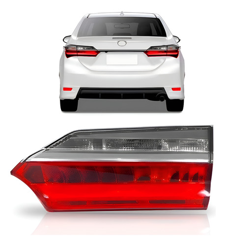 Lanterna Traseira Corolla 2018 A 2019 Mala Com Led 1ª Linha Direito/passageiro
