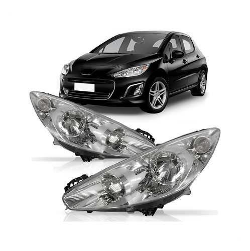 Par Farol Peugeot 308 2011 2012 2013 2014 Direito E Esquerdo