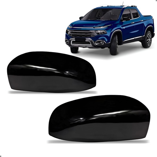 Par Capa Retrovisor Para Toro 2016 A 2026 Lisa Ambos Lados