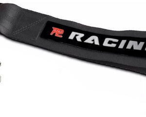 Tow Strap Hook Cinta Reboque Engate Parafusado Cor Cinza