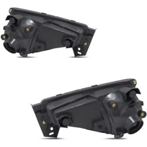 Par Refletor Parachoque Traseiro Hilux Sw4 2016 A 2020 Vermelho