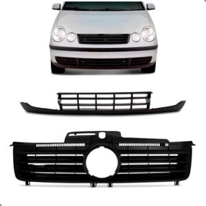 Par De Grade Para Polo 2003 A 2006 Superior E Inferior Saia Preto