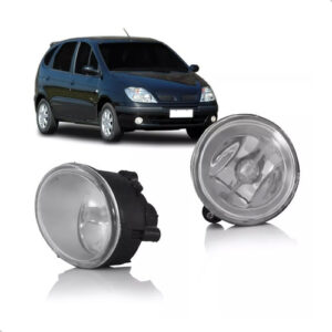 Farol Milha Scenic Megane 01 2002 2003 2004 Renault 1ª Linha Esquerda - Motorista