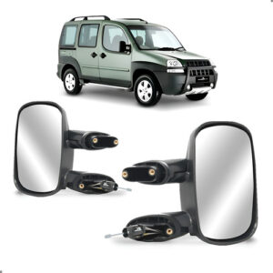 Par Retrovisor Lateral Doblo 2001 A 2021 Com Controle