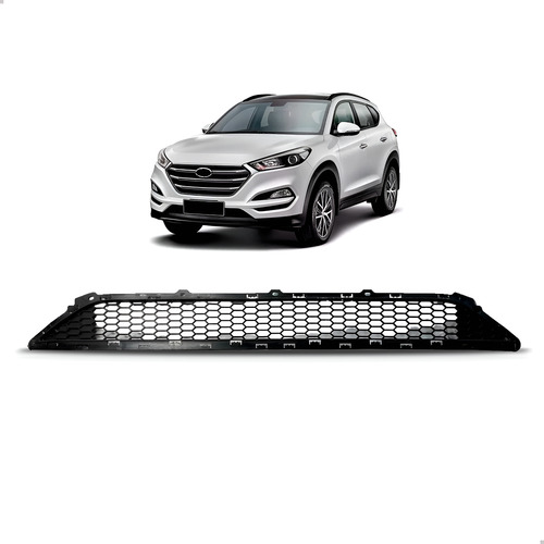 Grade Central Parachoque Tucson 2016 2017 2018 1a Linha Preto