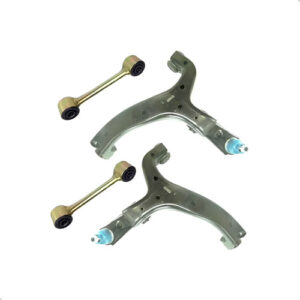 Kit Bandeja Balanca Inferior Dianteira Com Bieleta Amarok Preto