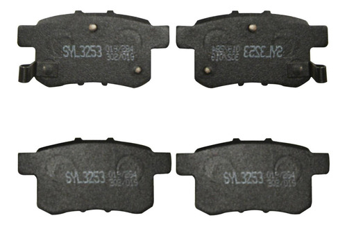 Pastilha Traseira Accord V6 2008 Em Diante