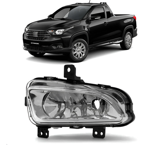 Farol Milha Strada 2020 2021 2022 Cromado 1ª Linha - - Direito