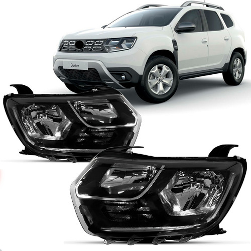 Par Farol Duster 2021 A 2025 Com Led