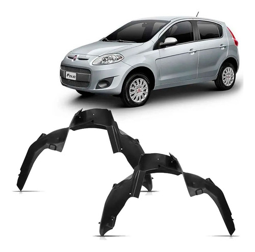 Par Protetor Caixa De Roda Palio 2012 2013 2014 15 16 2017