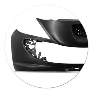 Parachoque Dianteiro Peugeot 207 2012 A 2016 Preto S/ Furo