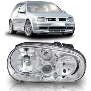 Farol Golf Gti 98 99 00 01 02 03 04 05 06 Com Milha 1ª Linha Direito/passageiro