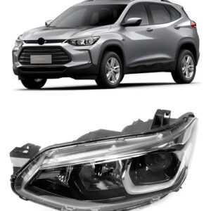 Farol Tracker 2021 2022 2023 2024 Elétrico C/ Motor 1ª Linha - Esquerdo/motorista