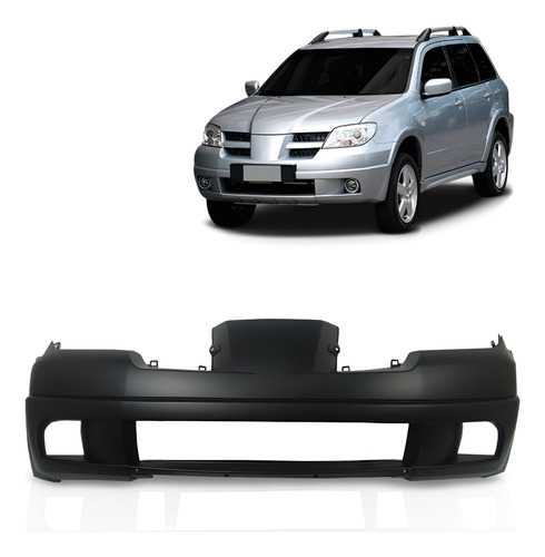 Parachoque Airtrek 2004 05 06 07 08 09 2010 Dianteiro Novo Preto