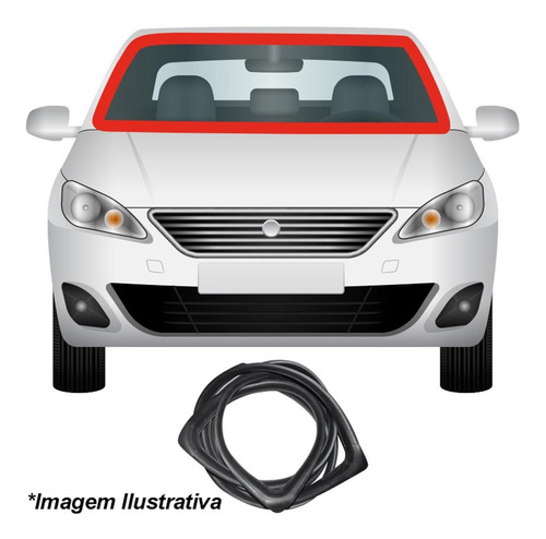 Borracha Para Brisas Sem Friso Gol Voyage Parati Saveiro 94