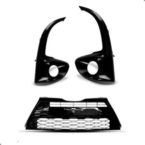 Kit Grades Black Piano Para Yaris 2023 2024 2025 Preto