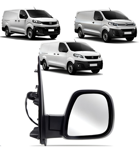 Retrovisor Para Expert Jumpy Scudo 2018 A 2024 Elétrico