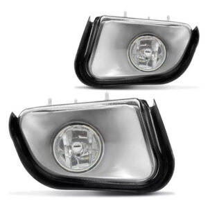 Kit Farol Milha Neblina S10 Pitbull 2001 À 2011 Lente Vidro Transparente