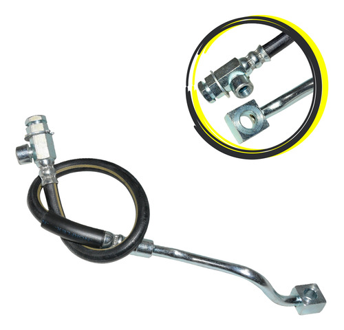 Flexivel De Freio Dianteiro Esq F250 350 S Abs 99 Em Diante