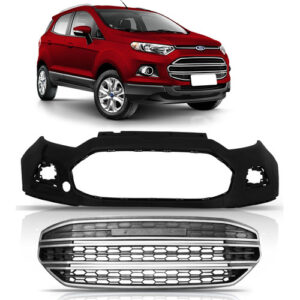 Parachoque Ecosport 2013 14 2015 2016 C/ Grade Friso Cromado Carrara