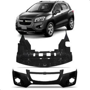Kit Parachoque E Defletor Tracker 2014 2015 2016 Preto
