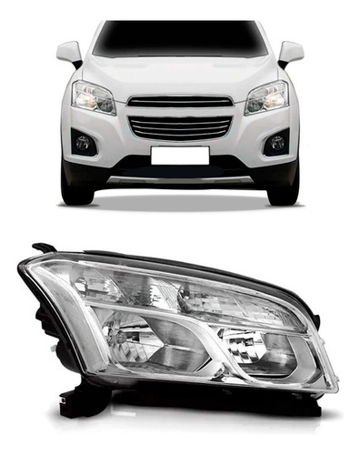 Farol Tracker 2014 2015 2016 Eletrico Com Motor 1ª Linha Direito/passageiro