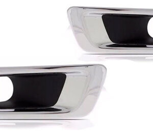 Par Moldura Cromada Farol De Milha S10 2012 2013 2014 2015 Cromado Ambos Lados