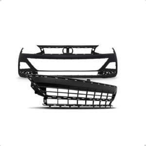 Kit Parachoque Virtus E Polo 2017 A 2020 C/farois Milha Novo Preto