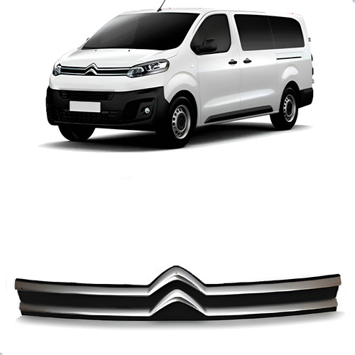 Grade Radiador Jumpy 2018 2019 2020 A 2024 C/ Friso 1a Linha Preto