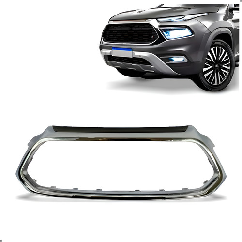 Friso Grade Do Radiador Para Toro Ranch 2024 2025 Cromada Cromado