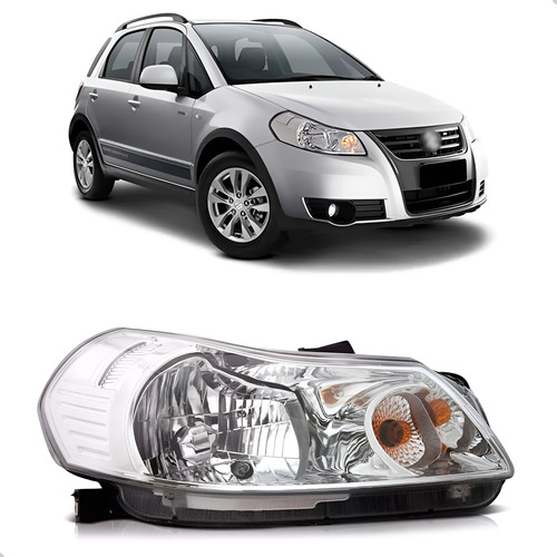 Farol Dianteiro Suzuki Sx4 2008 A 2015 Manual 1ª Linha Direito/passageiro