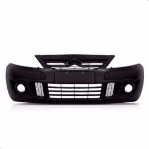 Parachoque C3 2009 A 2012 Dianteiro E Friso Moldura Cromada Preto