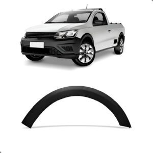 Alargador Vao De Roda Dianteiro Para Saveiro 2017 A 2023 Esquerdo Motorista