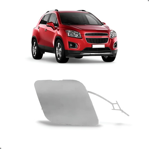 Tampa Reboque Parachoque Para Tracker 2013 A 2016 Dianteiro Preto