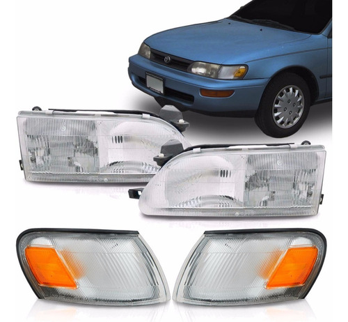 Kit Farol  Corolla 1994 A 1997 Completo C/piscas Novos
