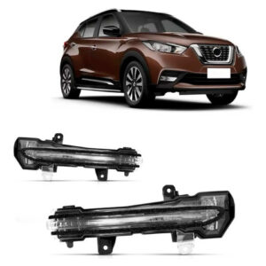 Par Pisca Retrovisor Kicks 2017 A 2021