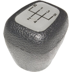 Manopla 5 Marchas Acrilico Prata Monza Kadett Preto