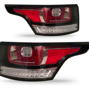Par Sinaleira Traseira Range Rover Sport 2014 A 2018 Com Led Ambos Lados Vermelho