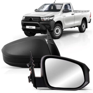 Par Retrovisor Eletrico C/capa Texturizada Hilux 2016 A 2021