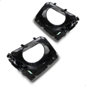 Par Moldura Grade De Milha S10 2021 2022 2023 Com Furo Preto Ambos Os Lados