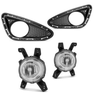 Kit Farol Milha Auxiliar Hb20 2012 À 2015 Hb20s Com Grade