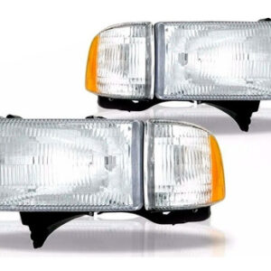 Par Farol Dodge Ram 1994 A 2001 Com Sinaleira Direito/passageiro