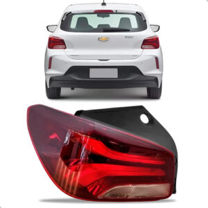 Lanterna Traseira Onix Hatch 2020 A 2025 1ª Linha Esquerdo/motorista Vermelho