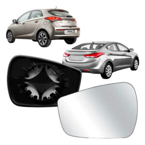 Par Lente Retrovisor Para Hyundai Elantra E Hb20 2011 A 2016