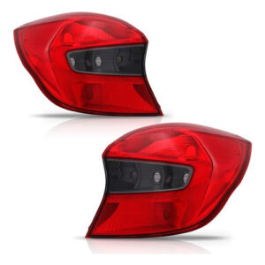 Par Lanterna Traseira Ka Hatch 2015 2016 2017 2018 Fume Vermelho